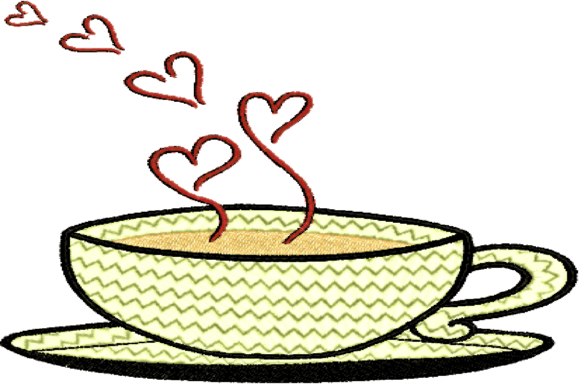Coffee with Hearts: A Personalized Embroidery Review