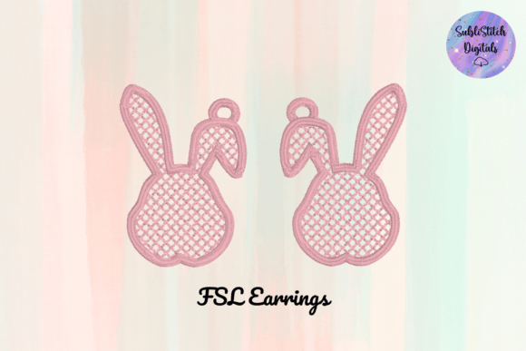 Cute Bunny FSL Earrings