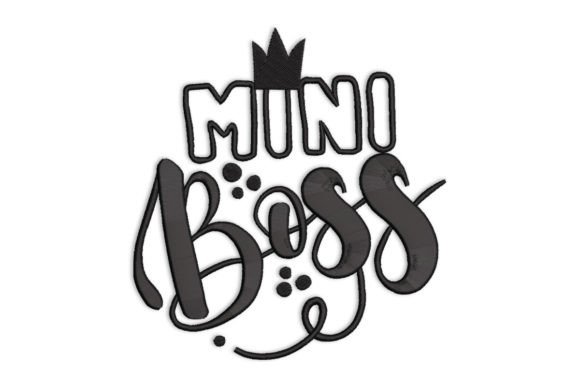 Mini Boss Embroidery Design