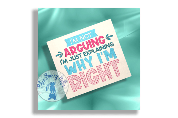 Not Arguing, Just Explaining