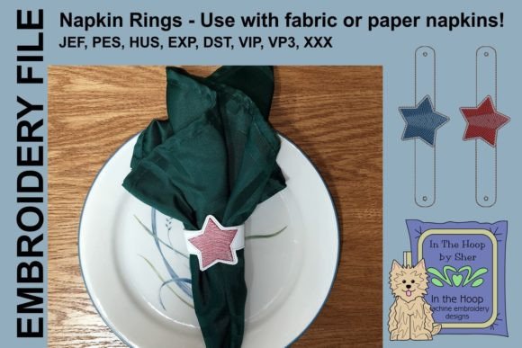 Patriotic Star Napkin Rings