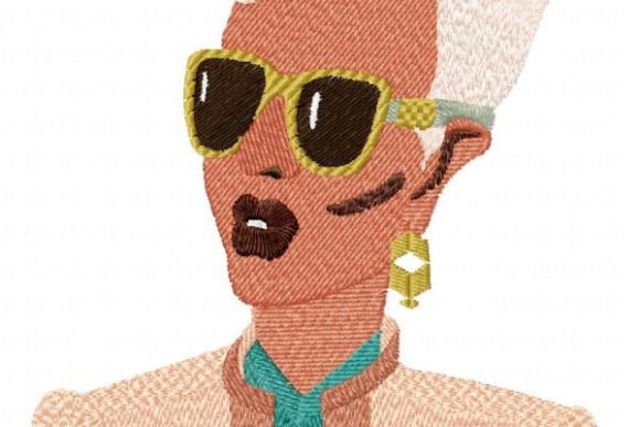 Paul Character Embroidery Design
