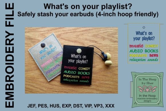 Playlist Earbud Holder